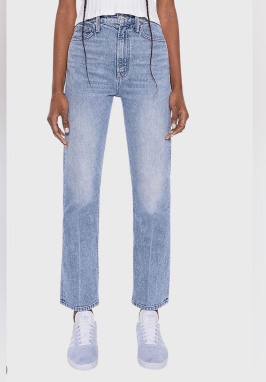 Mother Superior High Waisted Rider Ankle Jeans Straight Leg USA Women Size 31